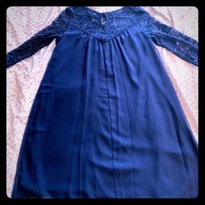 Navy Blue Luxology Dress